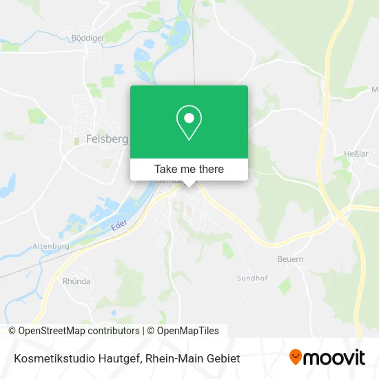 Карта Kosmetikstudio Hautgef