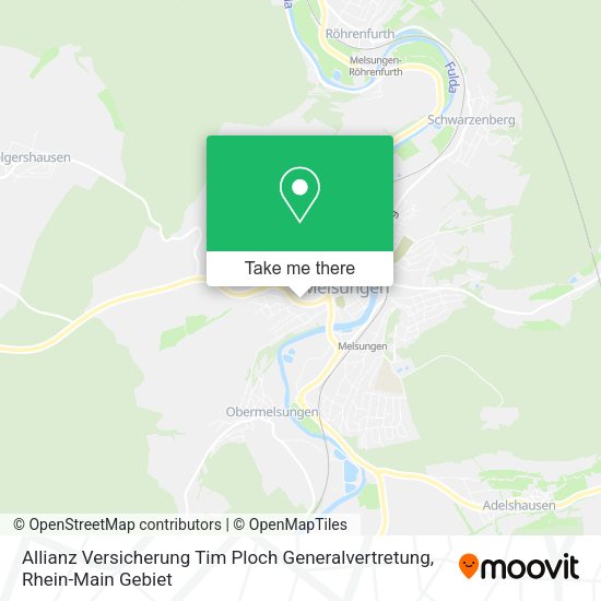 Карта Allianz Versicherung Tim Ploch Generalvertretung