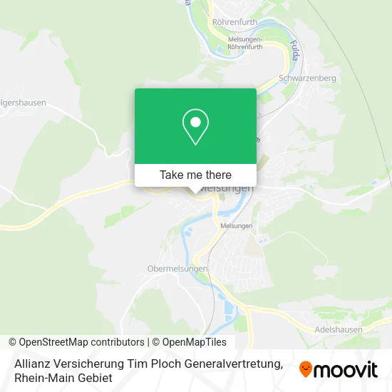 Карта Allianz Versicherung Tim Ploch Generalvertretung
