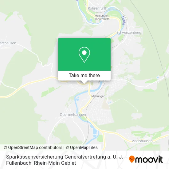 Карта Sparkassenversicherung Generalvertretung a. U. J. Füllenbach