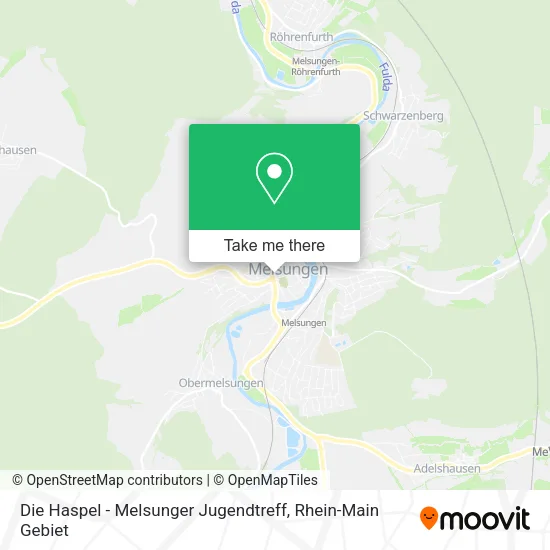 Карта Die Haspel - Melsunger Jugendtreff