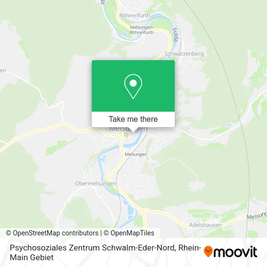 Карта Psychosoziales Zentrum Schwalm-Eder-Nord