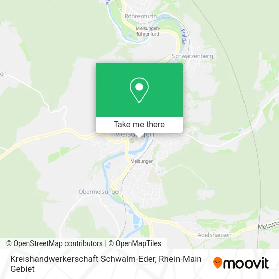 Kreishandwerkerschaft Schwalm-Eder map