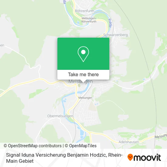 Карта Signal Iduna Versicherung Benjamin Hodzic