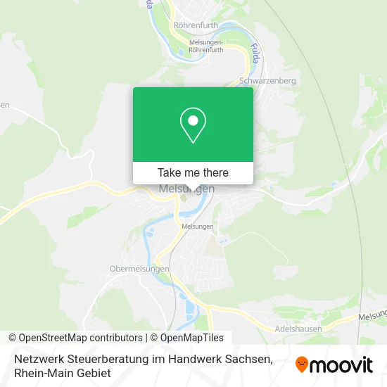 Netzwerk Steuerberatung im Handwerk Sachsen map