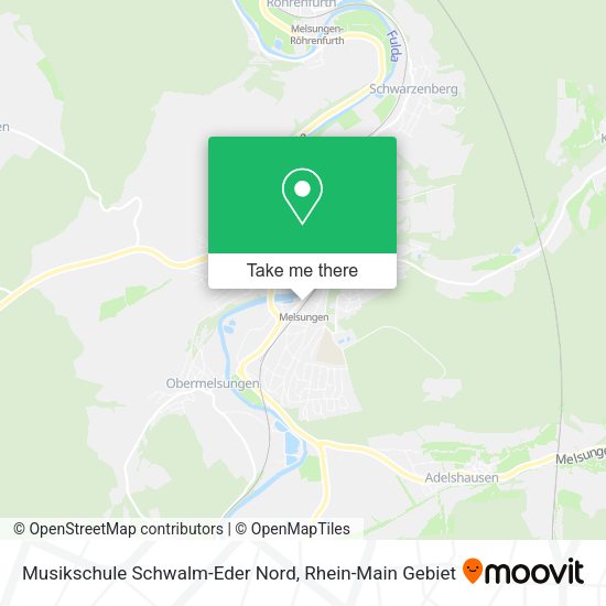 Карта Musikschule Schwalm-Eder Nord