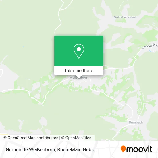 Карта Gemeinde Weißenborn