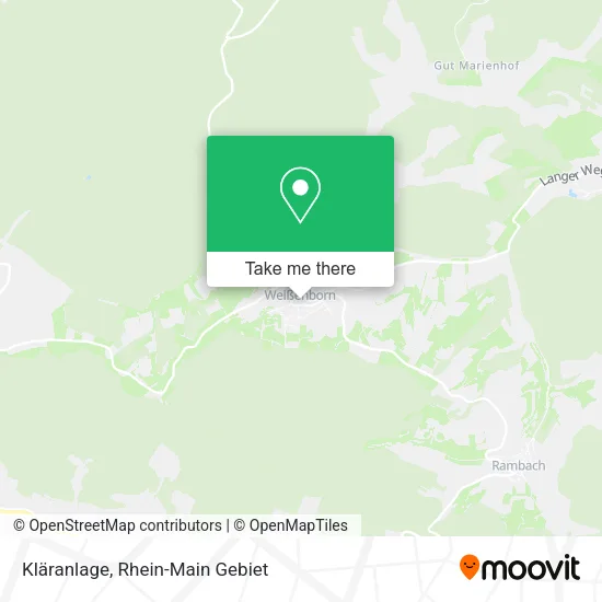 Карта Kläranlage