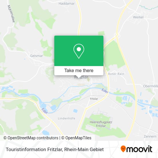 Карта Touristinformation Fritzlar