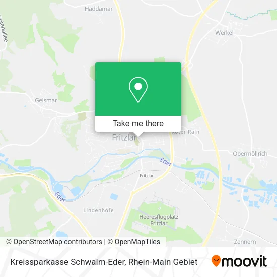 Карта Kreissparkasse Schwalm-Eder