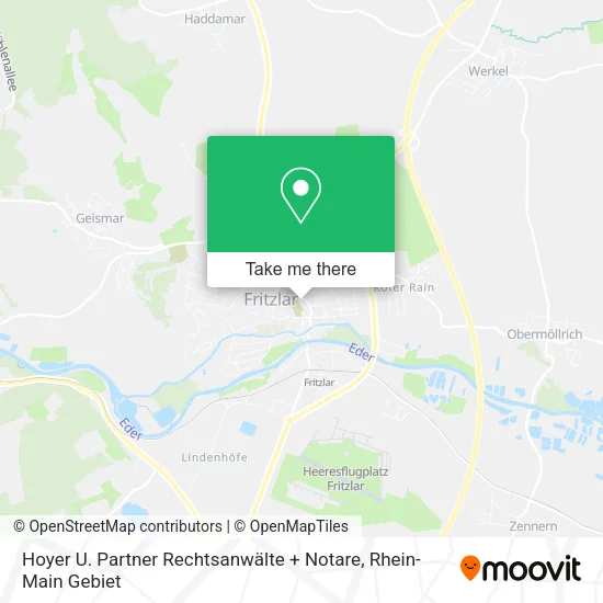 Карта Hoyer U. Partner Rechtsanwälte + Notare