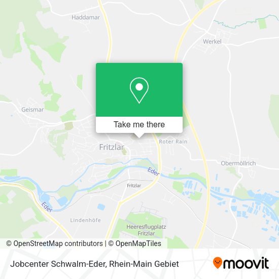 Карта Jobcenter Schwalm-Eder