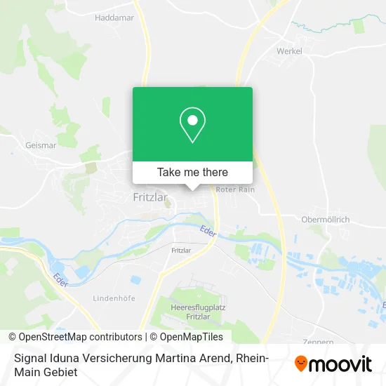 Карта Signal Iduna Versicherung Martina Arend