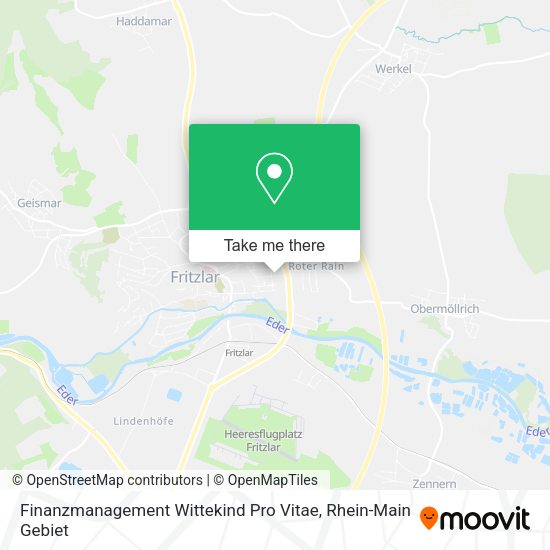 Карта Finanzmanagement Wittekind Pro Vitae