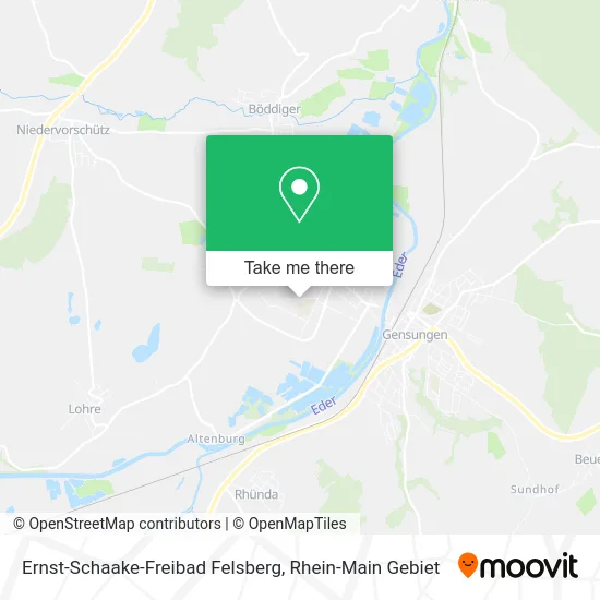 Карта Ernst-Schaake-Freibad Felsberg