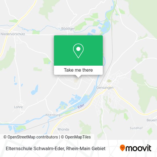 Карта Elternschule Schwalm-Eder