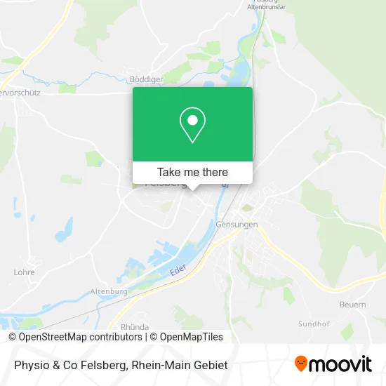 Карта Physio & Co Felsberg