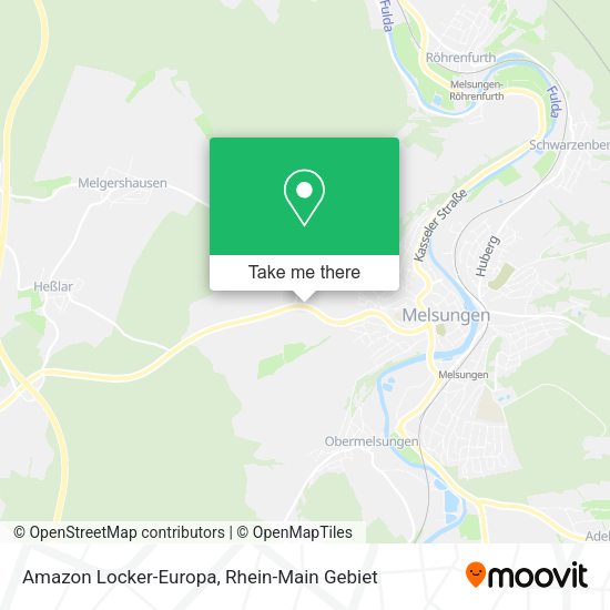 Карта Amazon Locker-Europa