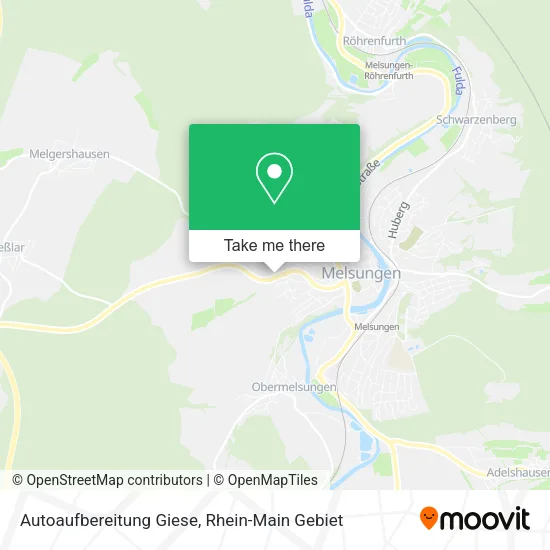 Карта Autoaufbereitung Giese