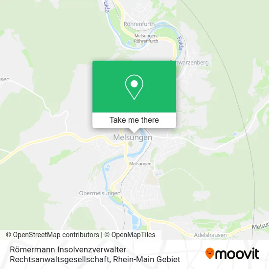 Römermann Insolvenzverwalter Rechtsanwaltsgesellschaft map