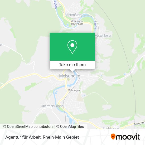 Карта Agentur für Arbeit