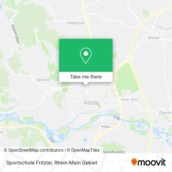 Карта Sportschule Fritzlar
