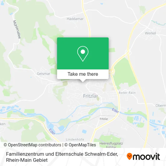 Карта Familienzentrum und Elternschule Schwalm-Eder