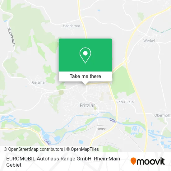 Карта EUROMOBIL Autohaus Range GmbH