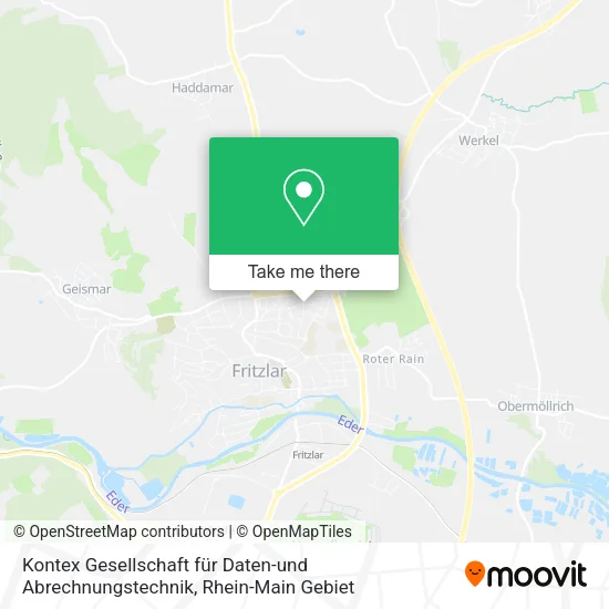 Карта Kontex Gesellschaft für Daten-und Abrechnungstechnik
