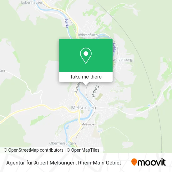 Карта Agentur für Arbeit Melsungen