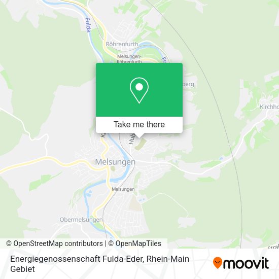 Карта Energiegenossenschaft Fulda-Eder