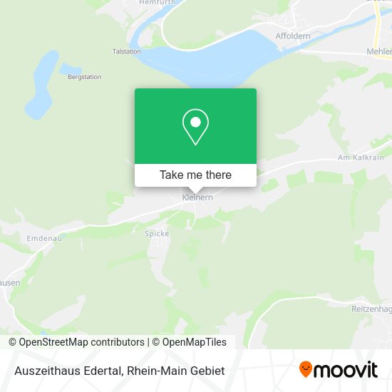 Карта Auszeithaus Edertal