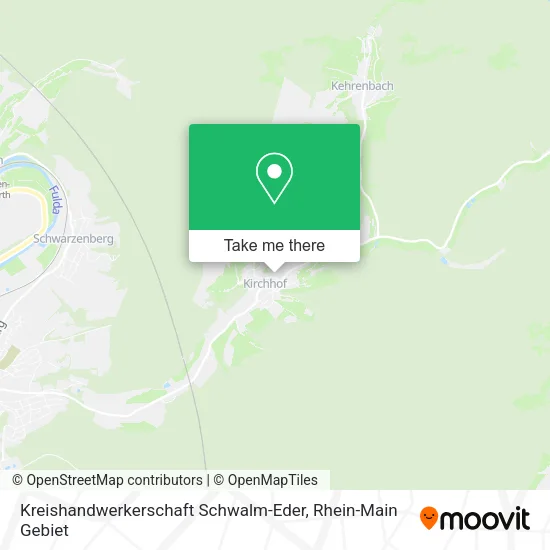 Карта Kreishandwerkerschaft Schwalm-Eder