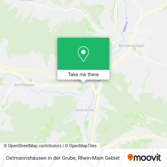 Карта Oetmannshausen in der Grube