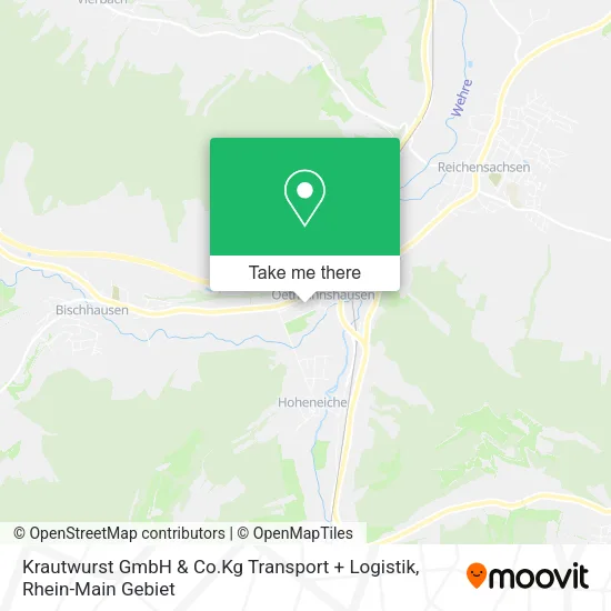 Карта Krautwurst GmbH & Co.Kg Transport + Logistik