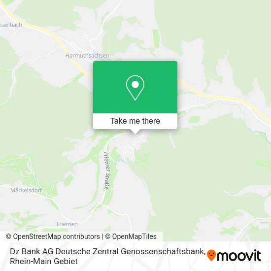Карта Dz Bank AG Deutsche Zentral Genossenschaftsbank