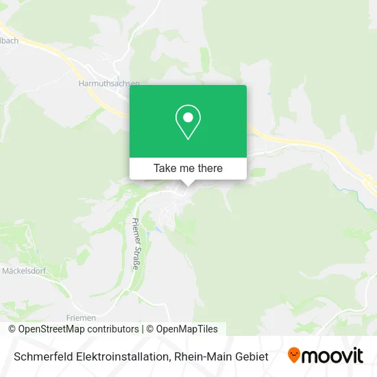 Карта Schmerfeld Elektroinstallation