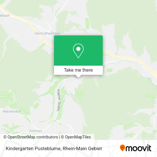 Карта Kindergarten Pusteblume