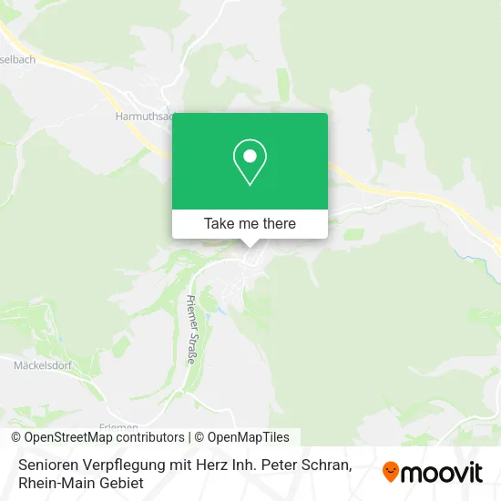 Карта Senioren Verpflegung mit Herz Inh. Peter Schran
