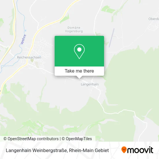 Карта Langenhain Weinbergstraße