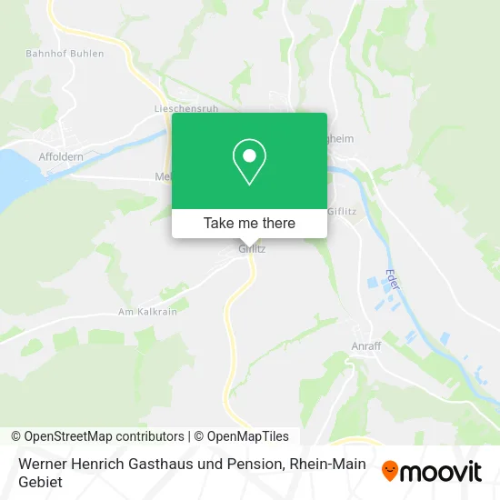 Карта Werner Henrich Gasthaus und Pension