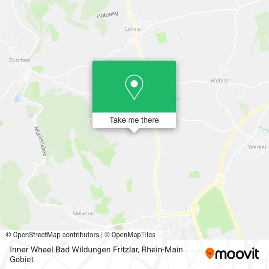 Карта Inner Wheel Bad Wildungen Fritzlar
