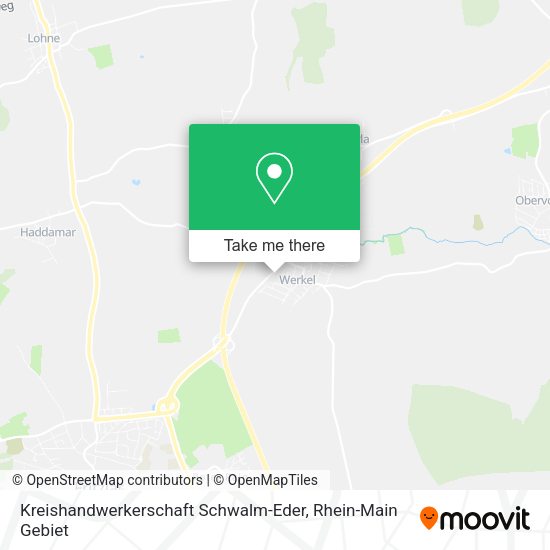 Карта Kreishandwerkerschaft Schwalm-Eder