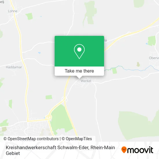 Карта Kreishandwerkerschaft Schwalm-Eder