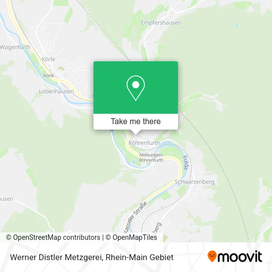 Карта Werner Distler Metzgerei