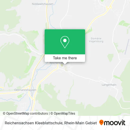 Карта Reichensachsen Kleeblattschule