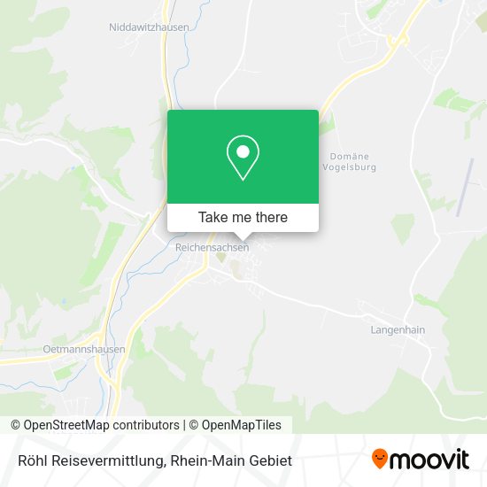 Карта Röhl Reisevermittlung