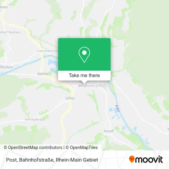 Карта Post, Bahnhofstraße