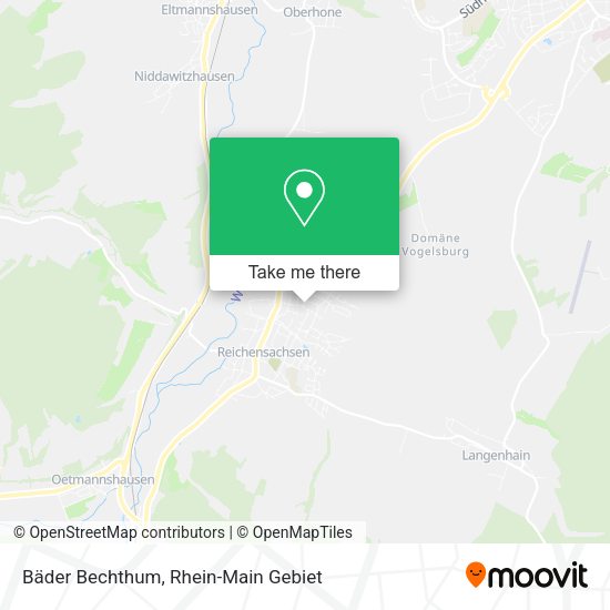 Карта Bäder Bechthum