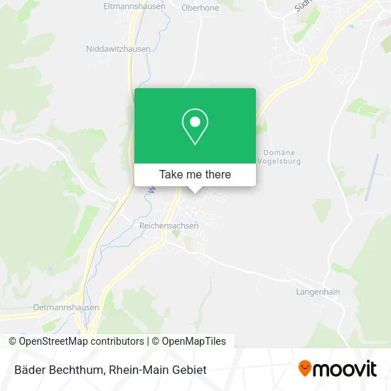 Карта Bäder Bechthum
